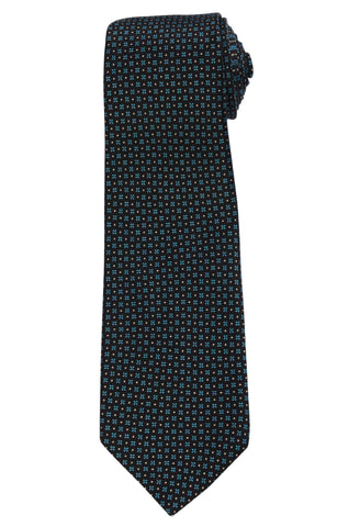 KITON Napoli Hand-Made Seven Fold Black Silk Tie NEW – SARTORIALE