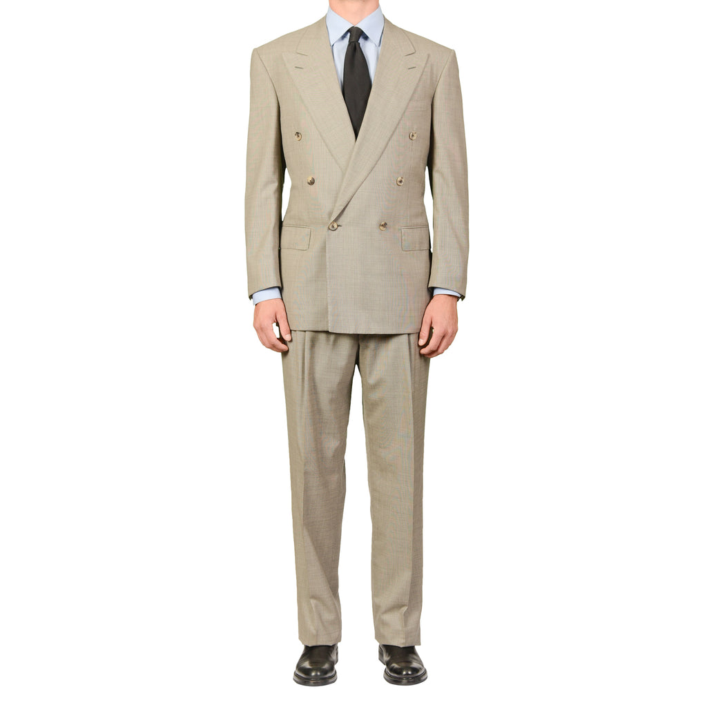 NAPOLEON Handmade Gray Wool Super 150’s DB Suit EU 52 NEW US 42 ...
