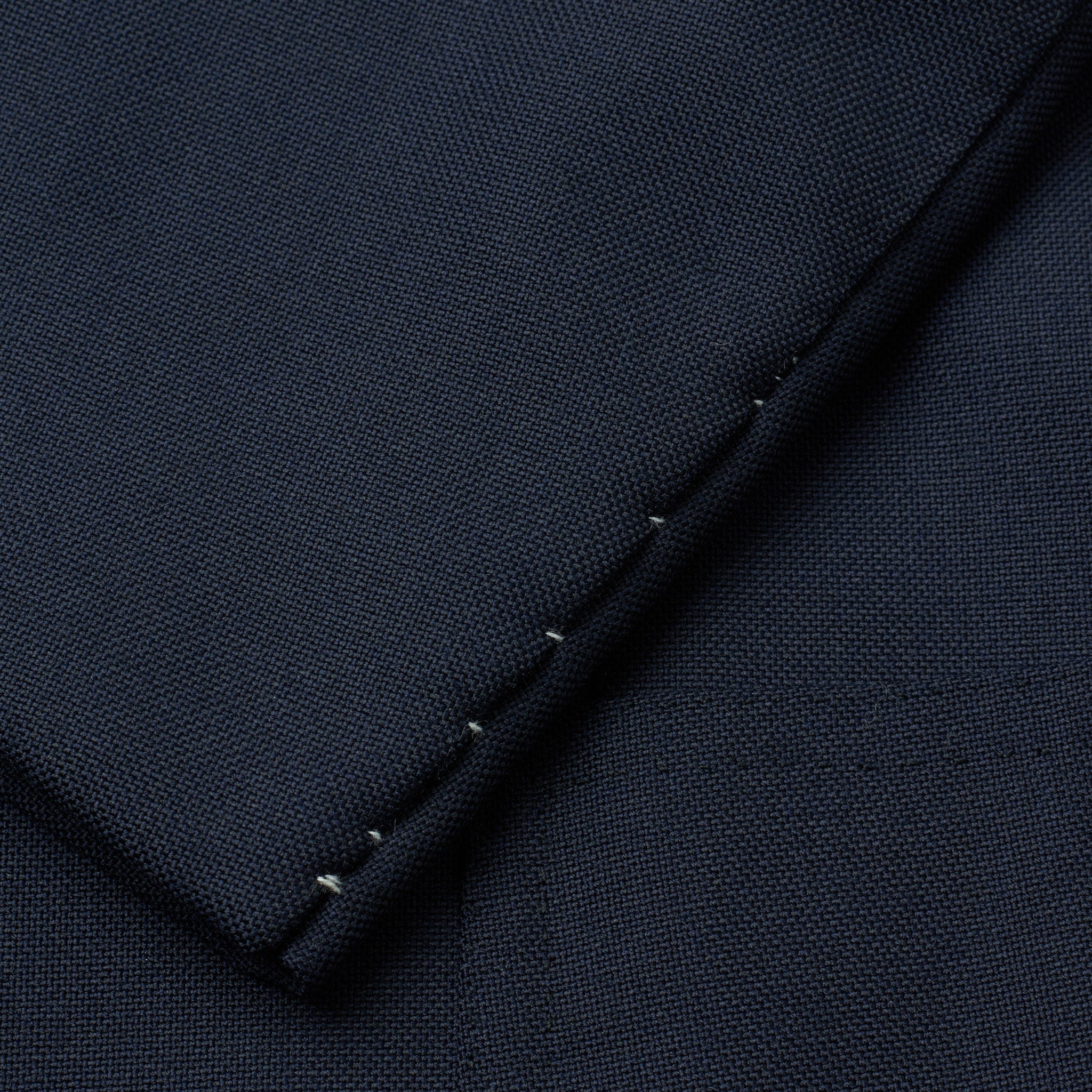 RUBINACCI LH Hand Made Bespoke Navy Blue Wool Mohair Jacket EU 50 NEW US 38 40