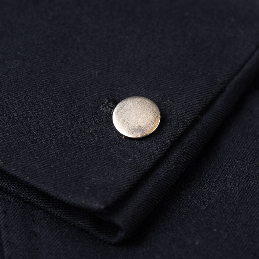 RUBINACCI LH Handmade Bespoke Dark Blue Wool-Cashmere Blazer Jacket 54 ...