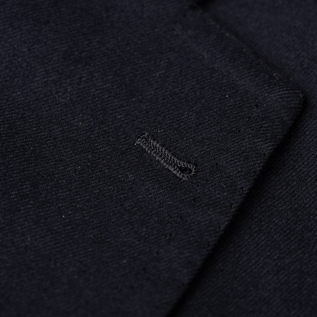 RUBINACCI LH Handmade Bespoke Dark Blue Wool-Cashmere Blazer Jacket 54 ...
