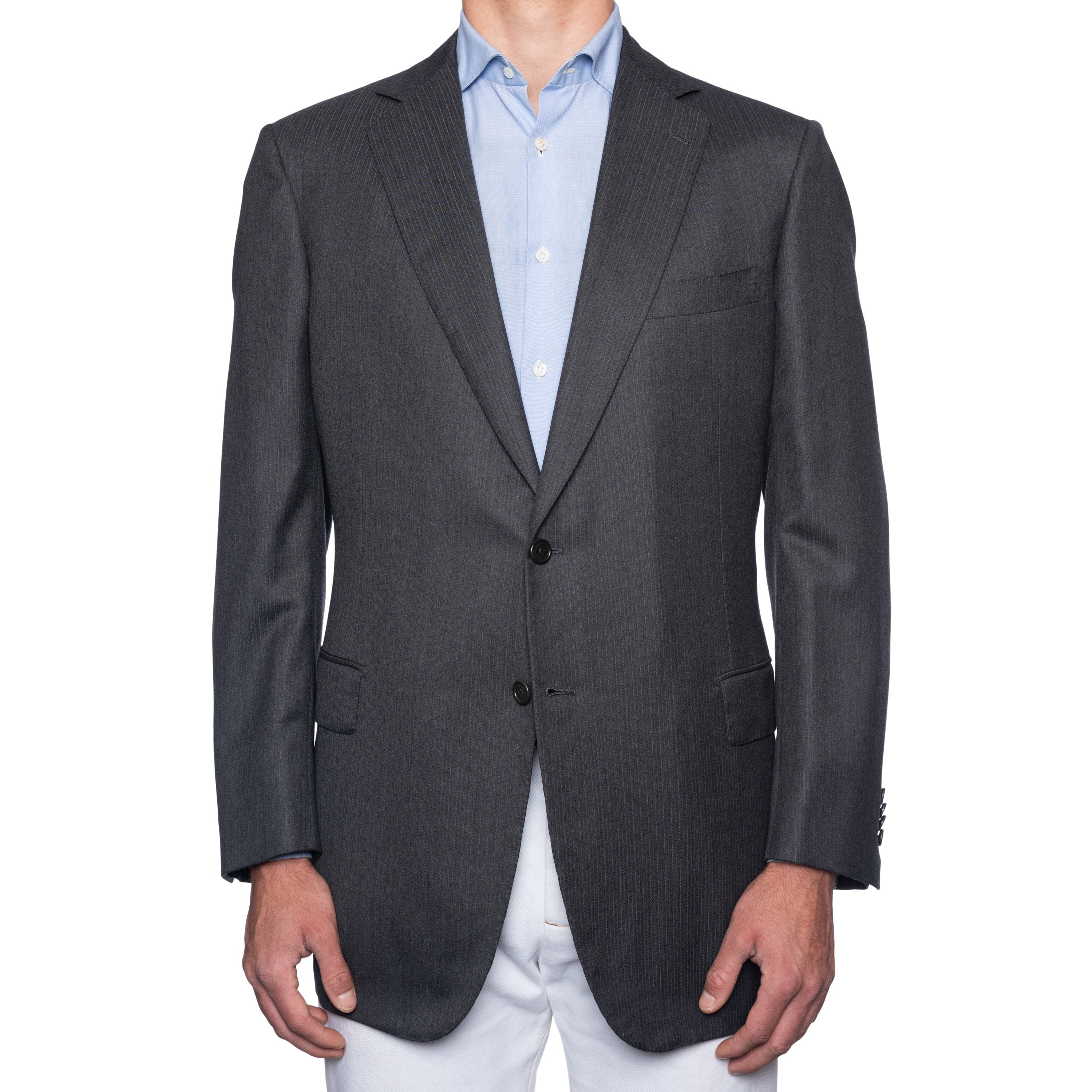 Cesare ATTOLINI Handmade Glen Plaid Silk-Wool Super 150' Jacket 58 NEW