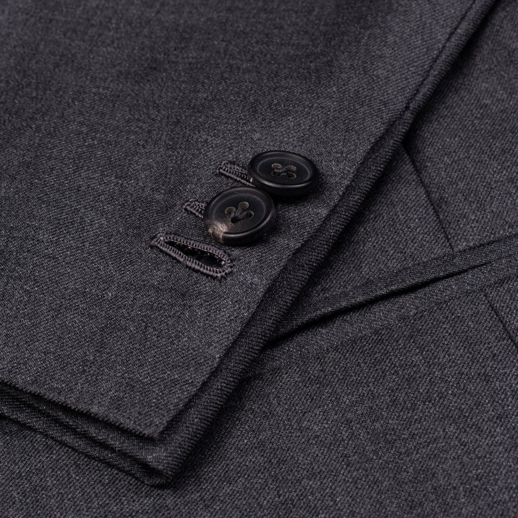 SARTORIA CHIAIA Bespoke Handmade Gray Wool Super 130's Jacket 50 NEW U ...