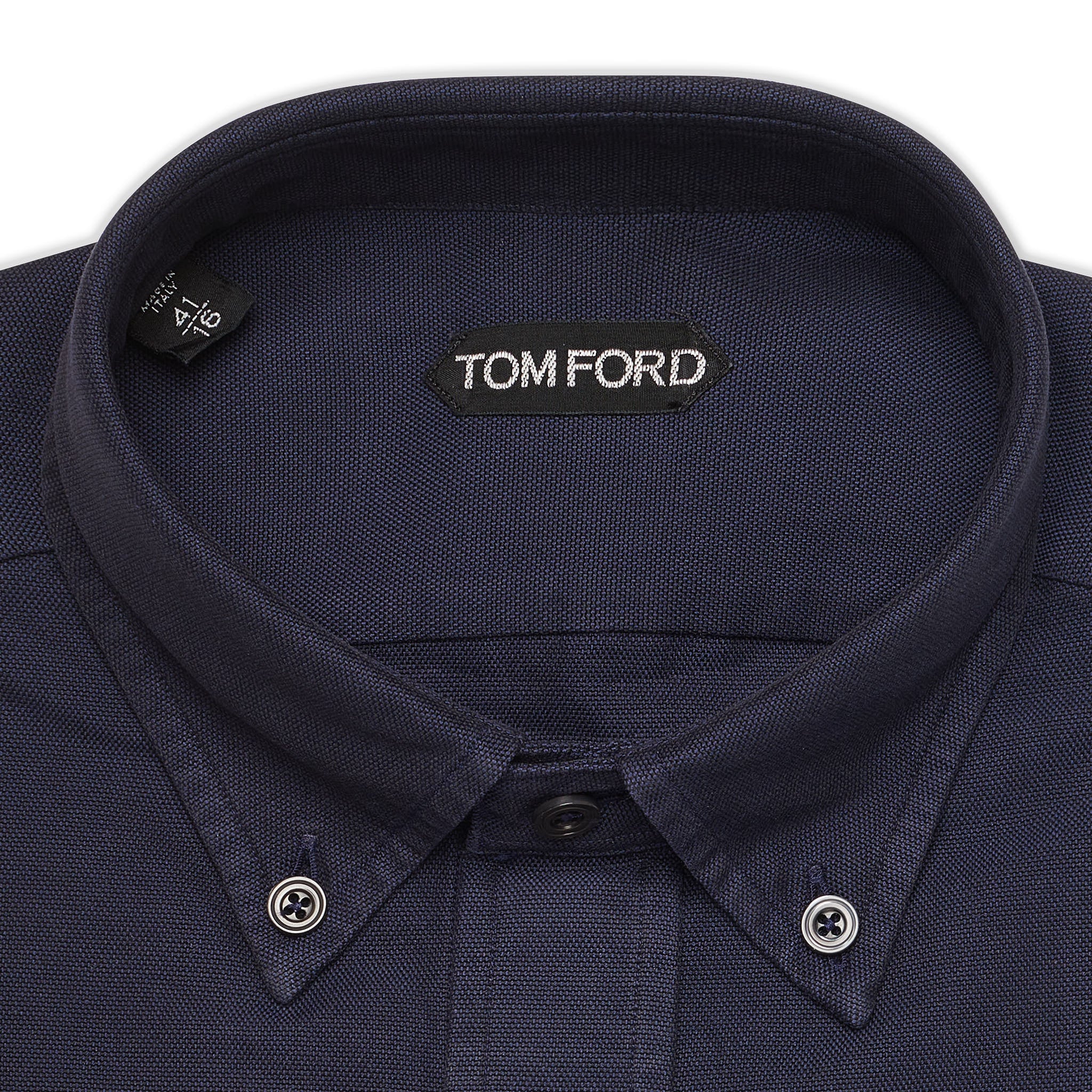 TOM FORD Solid Midnight Blue Cotton Button-Down Casual Shirt NEW Slim –  SARTORIALE