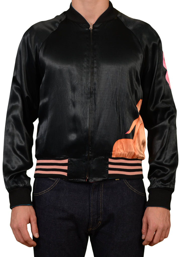 adidas leather bomber jacket