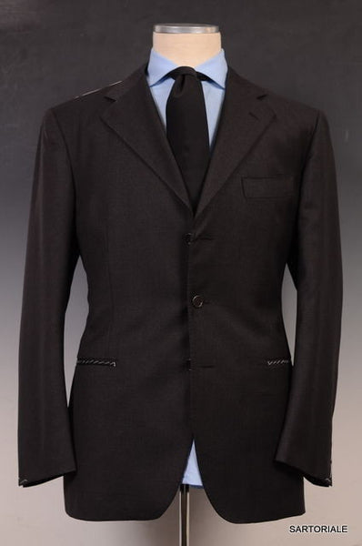 STILE LATINO Dark Gray Wool Super 120'S Business Suit EU 54 NEW US 42