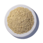 A plate of nutritional yeast powder.