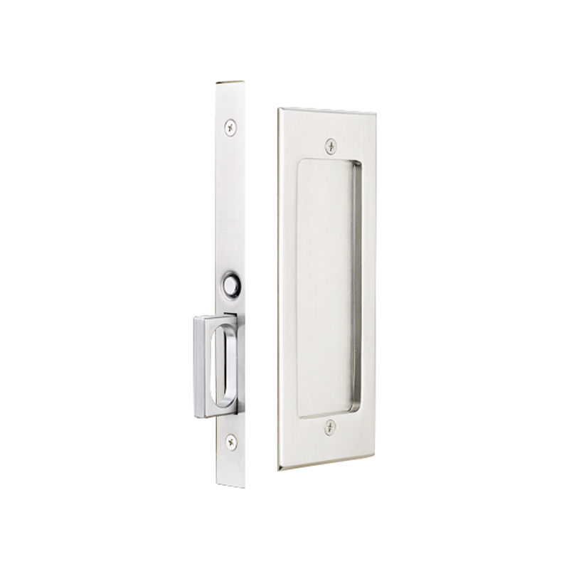 Modern Rectangular Pocket Door Mortise Lock Emtek Products Inc