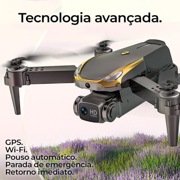 Drone Pro Com Câmera 1080P Wifi GPS 5Km | Tesla