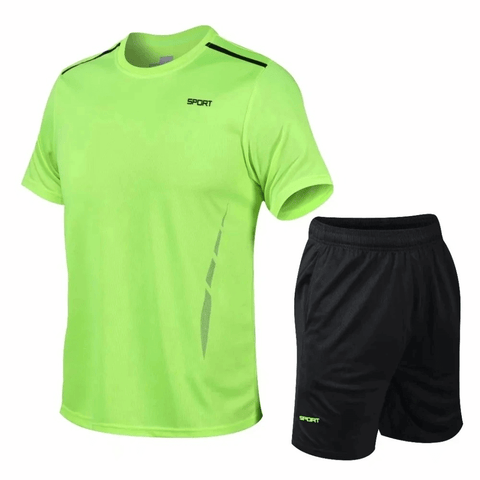 Breathable Polyester Running Gear Combo.