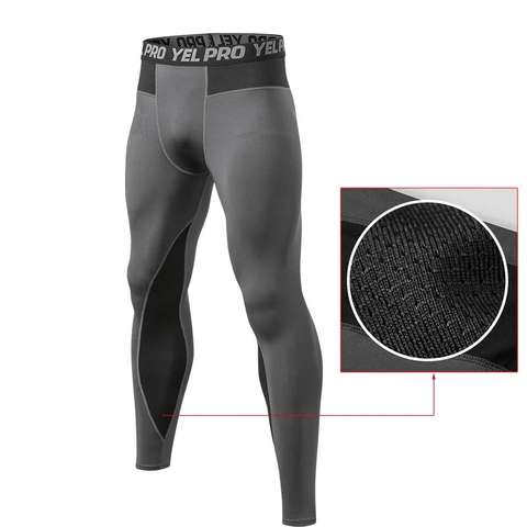 Quick Drying Men's Elastic Performance Running Tights.