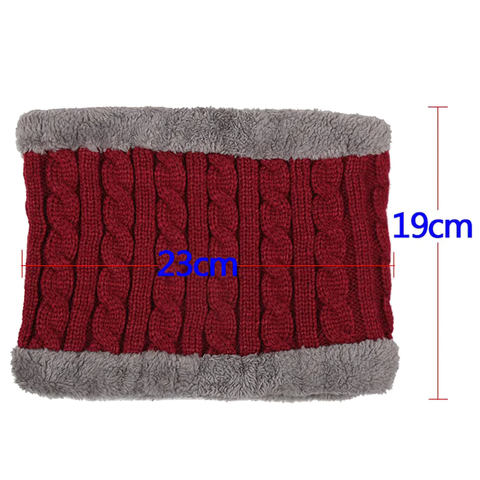 Cable Knit Neck Gaiter - Windproof Headband.
