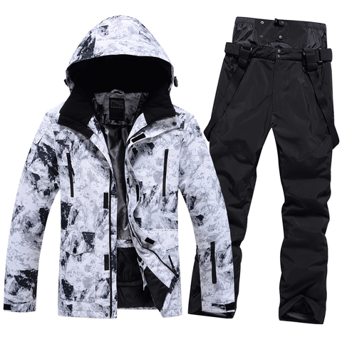 Durable Men's Outdoor Ski Suit Set for Activewear.