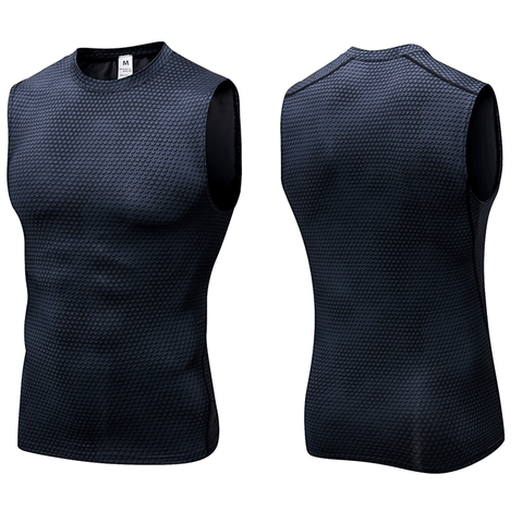 Men's Gym Vest: Quick Dry And Compression Fit.