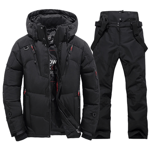 Male Breathable Ski Suit: Jacket and Pants.