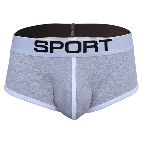 Breathable and Elastic Cotton Boxer Briefs for Men.