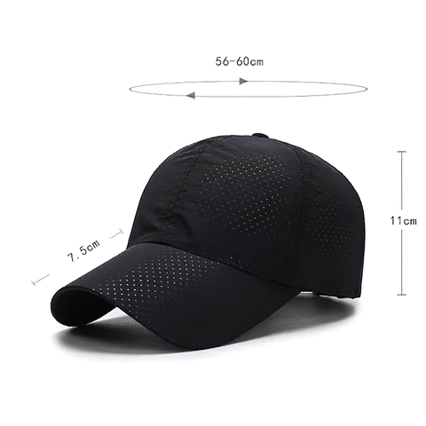 thletic Ventilated Quick Dry Sports Hat - Unisex.