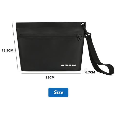 Stylish And Durable PVC Swim Handbag With Zipper.