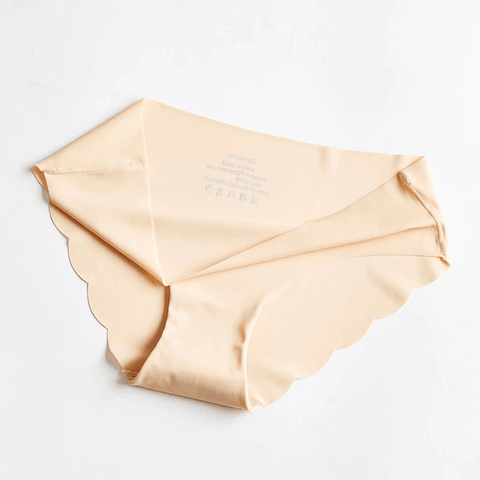Stylish Seamless Ice Silk Soft Briefs for Women.