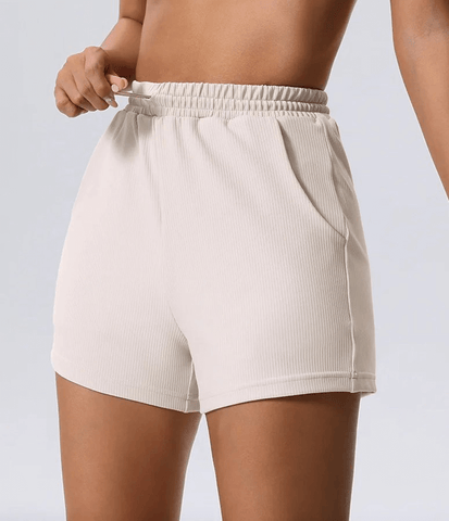 Stylish Women's Sports Shorts for Yoga with Pockets.