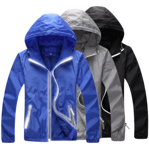 Windproof and Quick Dry Polyester Outdoor Jacket.
