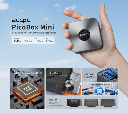 PicoBox Mini Intel N100 Mini PC
