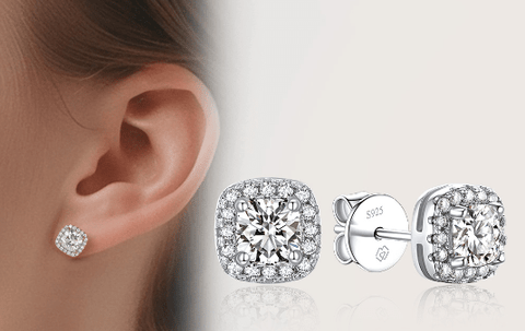 How to clean moissanite earrings