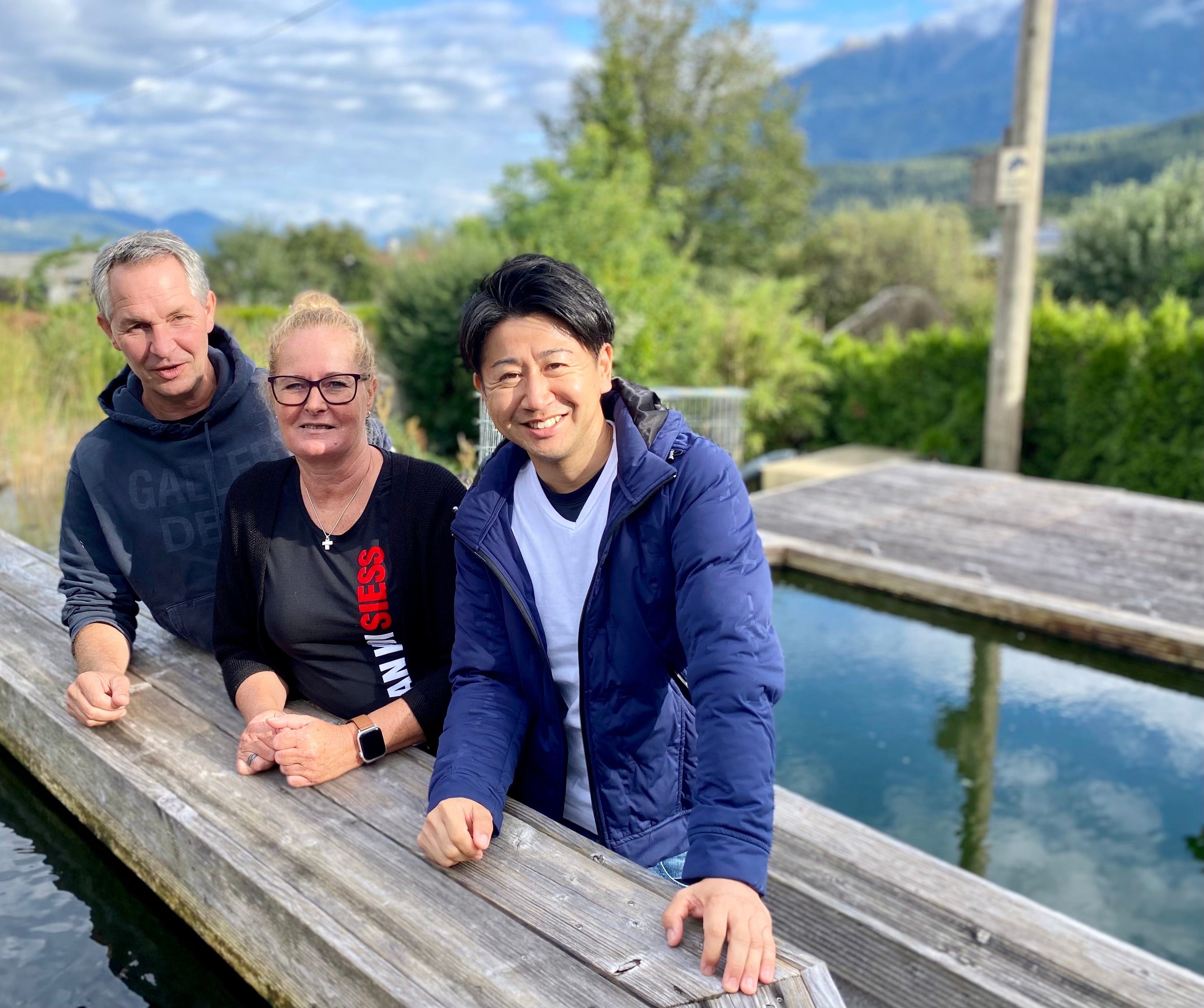 (from left to right) Martin Kammerer, Martina Steger-Siess, Makoto Konishi