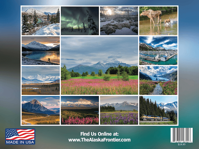 2022 Alaska Calendar | Scenic 9x12 Wall Hanging Alaska Calendar - The