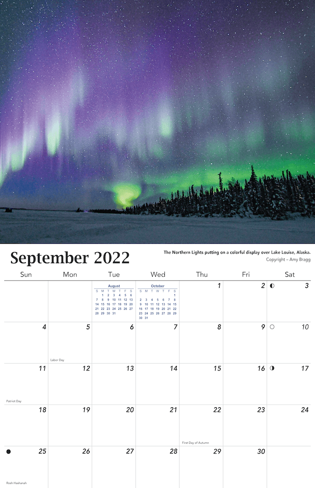 2022 Aurora Calendar Get Your Northern Lights Calendar Here The