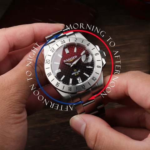 How to read a GMT watch: GMT Watch bezel 24 hour