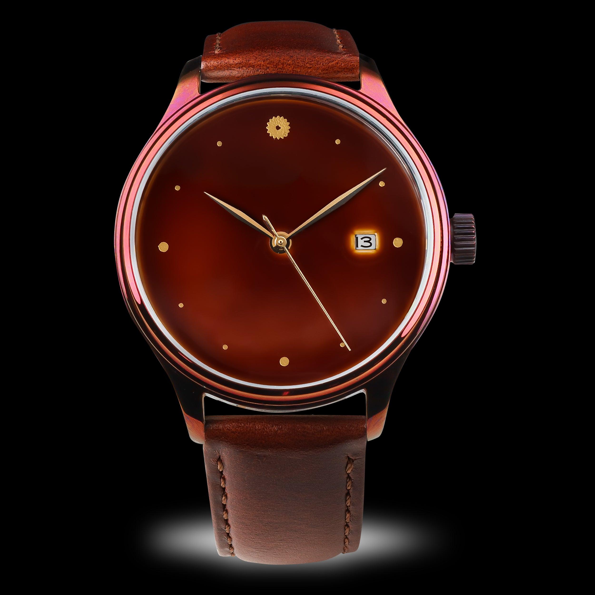 Wancher Dream Watch - Urushi Red II Product Page - Wancher Watch