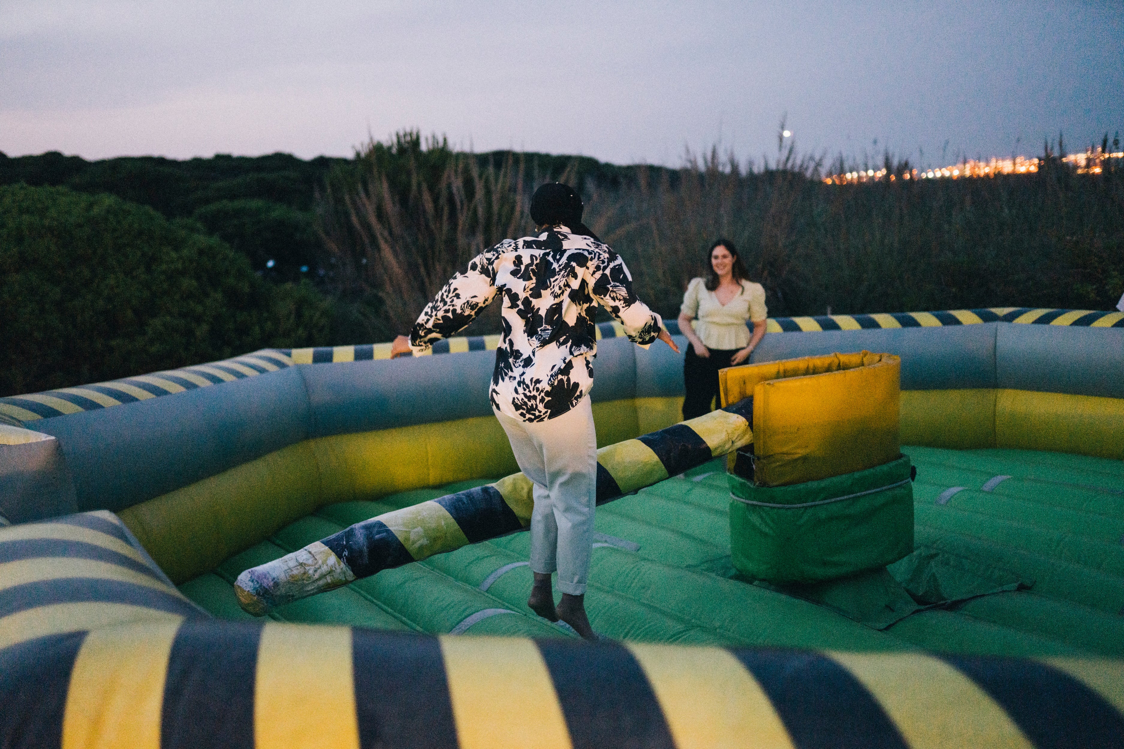 Trabajadores de Natura en la fiesta