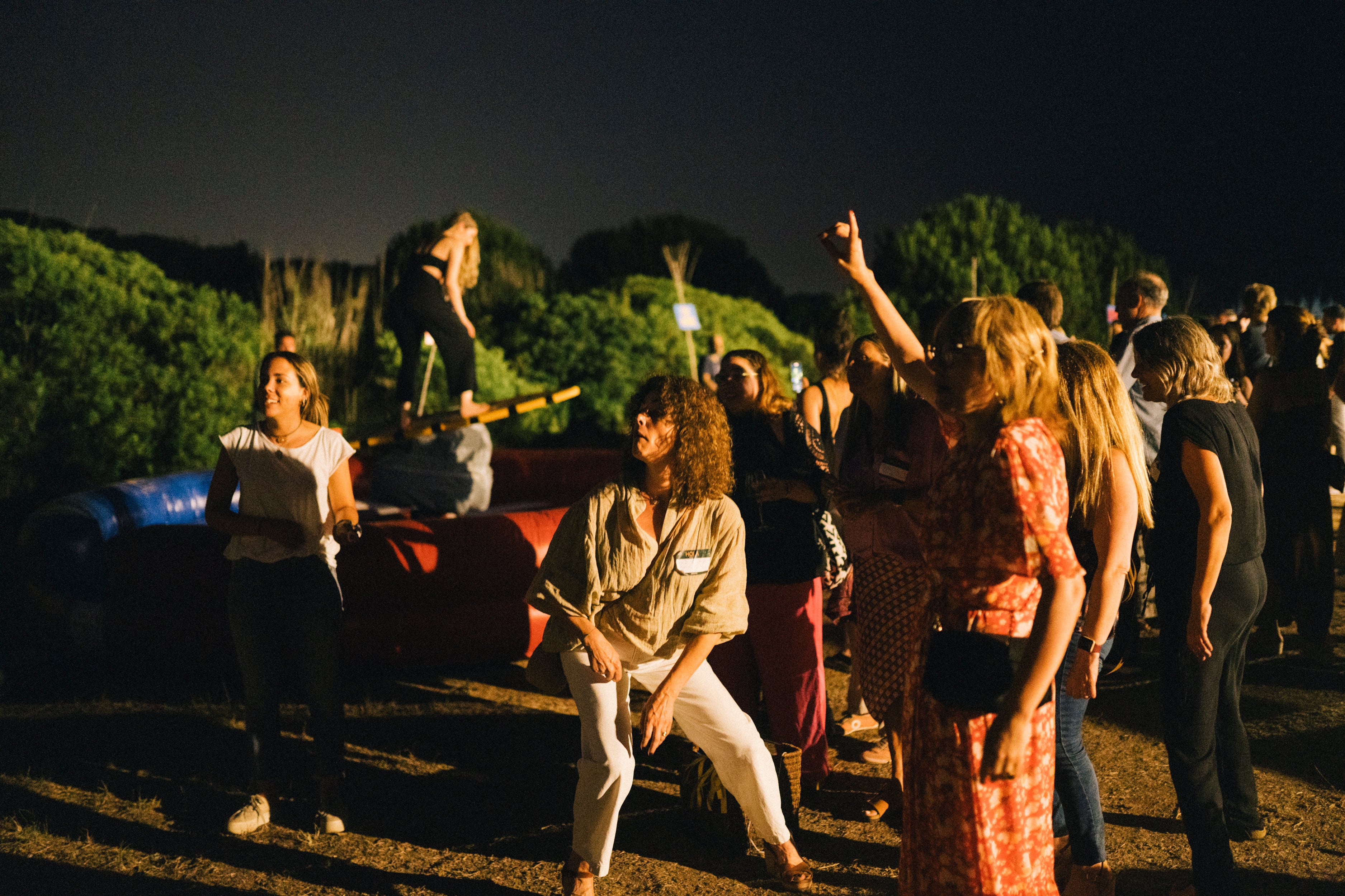 Trabajadores de Natura en la fiesta