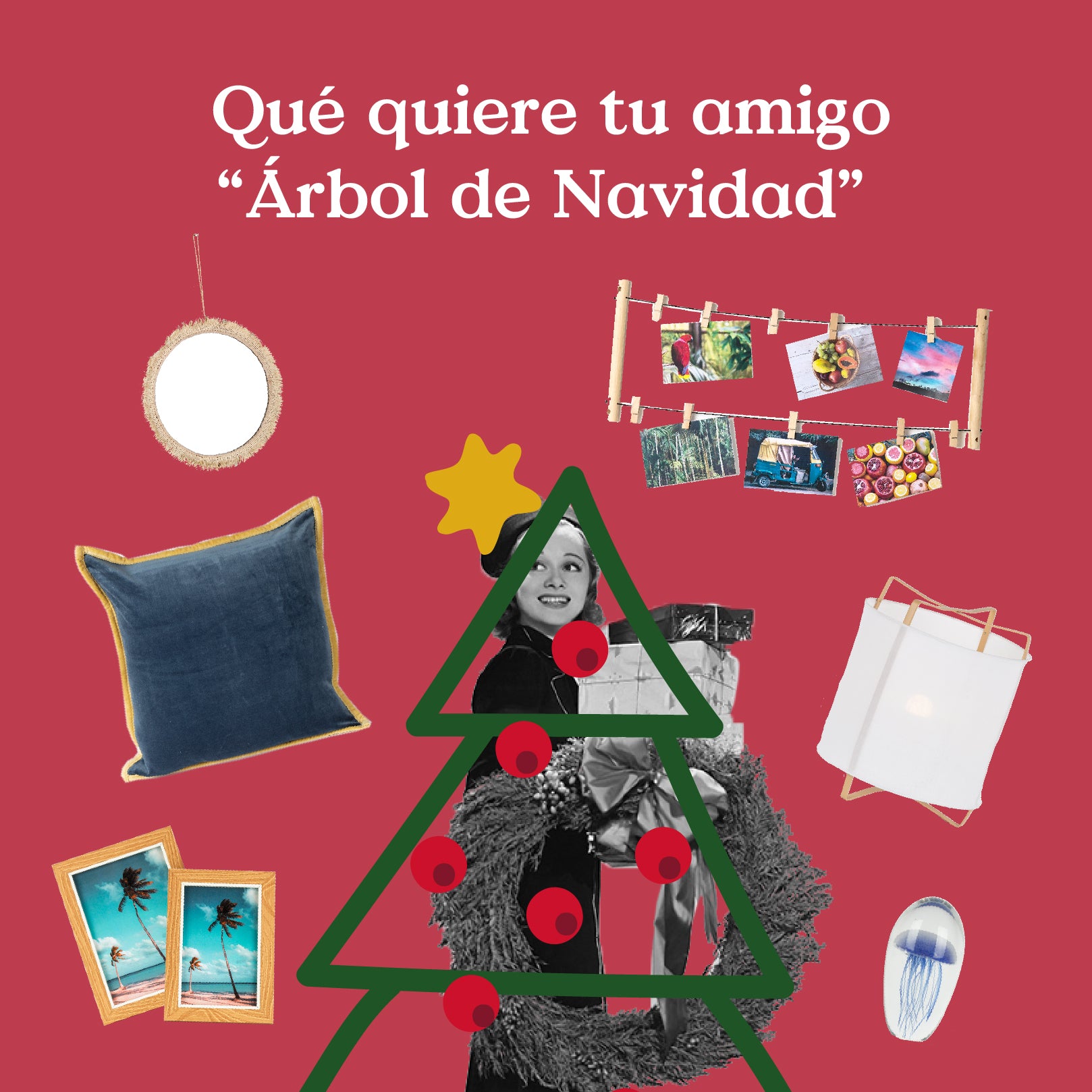 amigo invisible: árbol de navidad