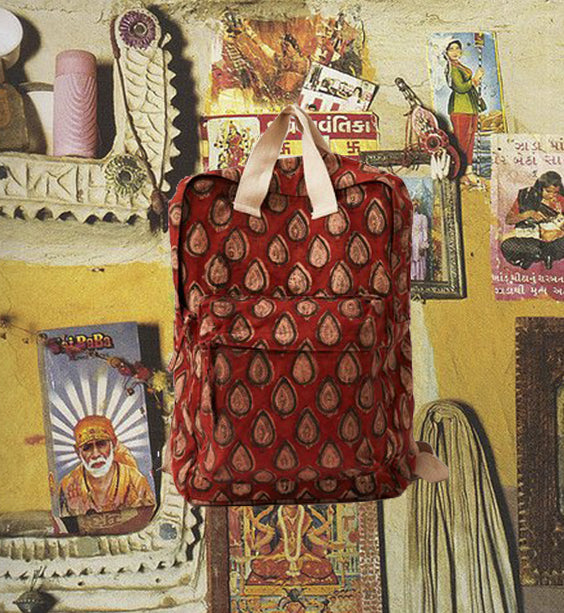 Mochila blockprinting-Natura