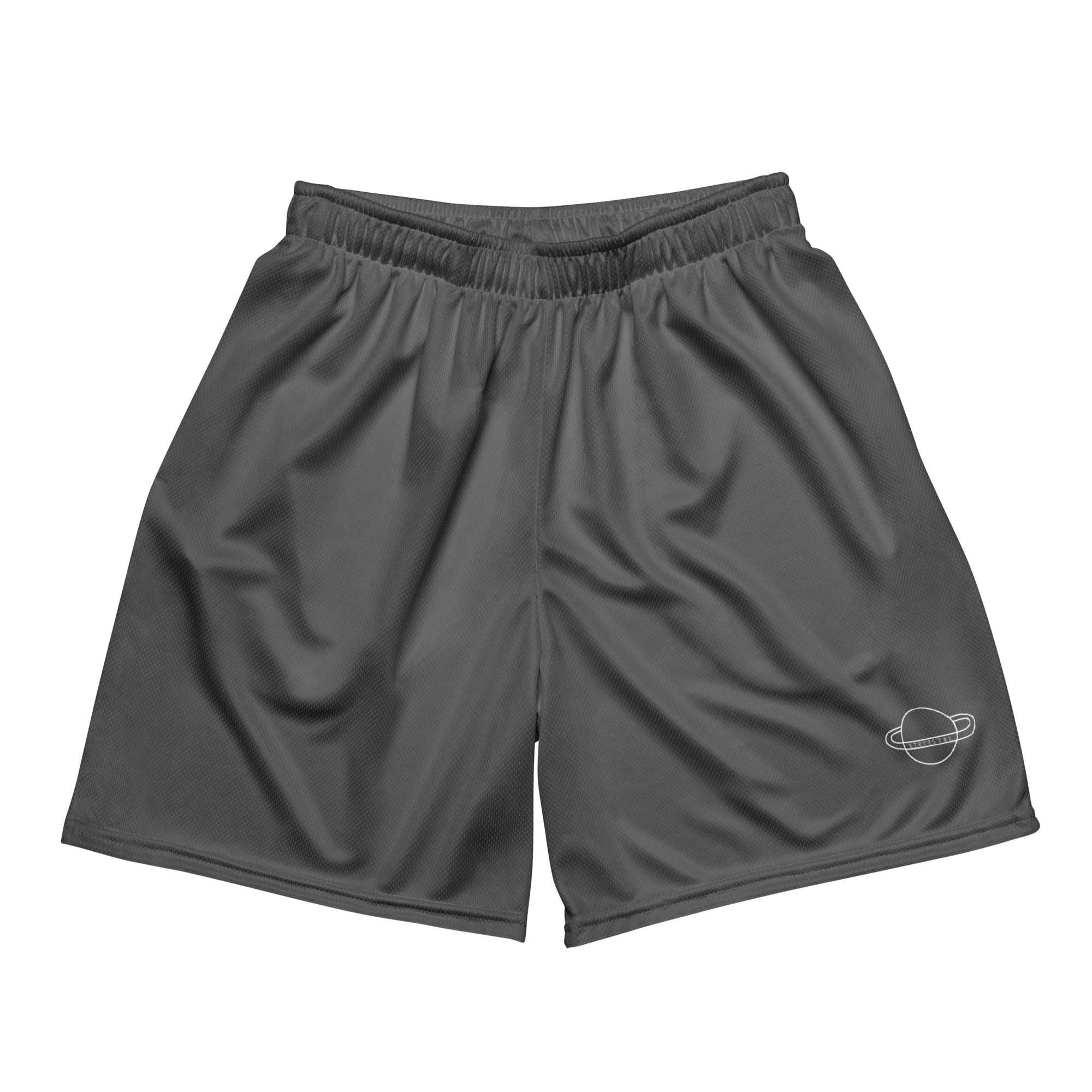 Grey mesh shorts