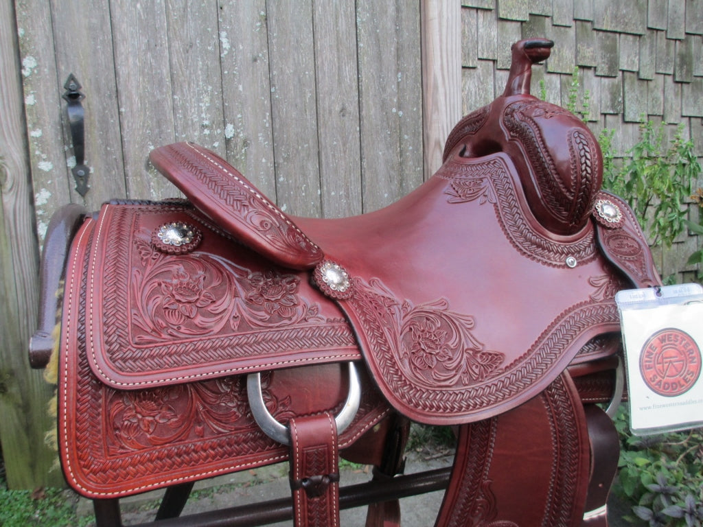 Ramiro Ruelas Ranch Cutter (New) - Fine Western Saddles