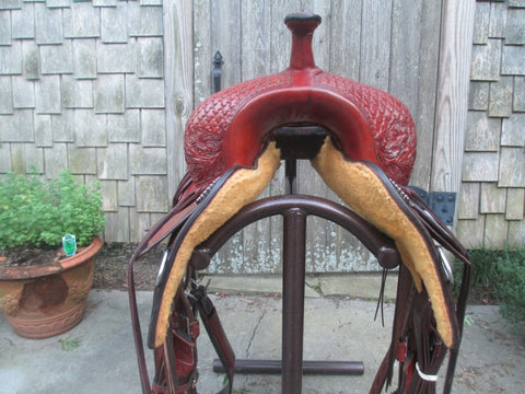 saddle saddlery martin performance cowhorse cutting