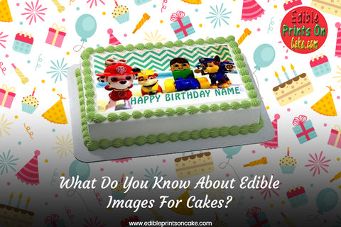 Edible images for cakes-Edible Prints on Cake