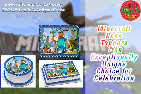 minecraft cake toppers