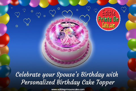 Personalized birthday cake topper, birthday cake topper