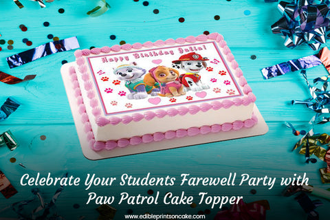 paw patrol cake topper