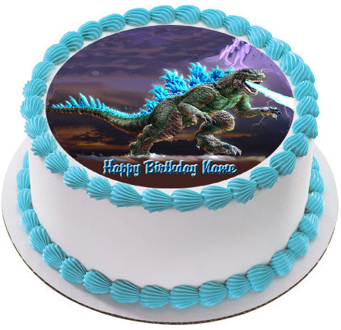 Godzilla Edible Cake Topper Cupcake Toppers Edible Prints On Cake