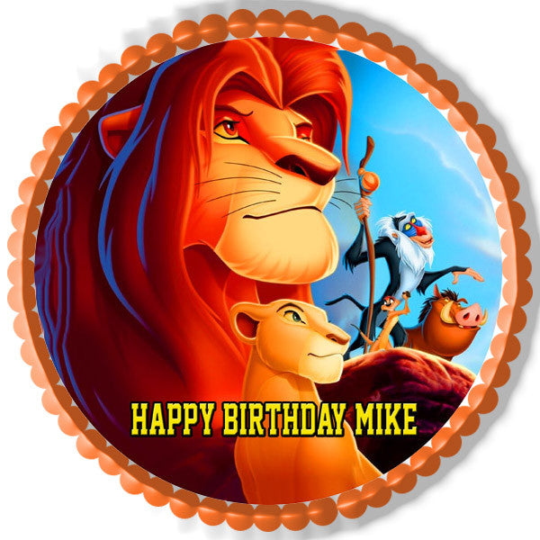 Lion King - Edible Birthday Cake Topper OR Cupcake Topper – Edible ...