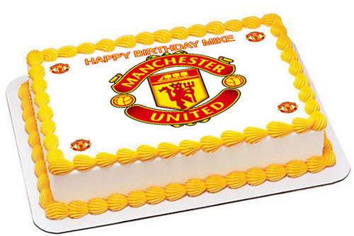 Manchester United Edible Cake Topper & Cupcake Toppers