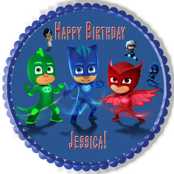 PJ Masks (Nr5) - Edible Cake Topper or Cupcake Toppers – Edible Prints ...