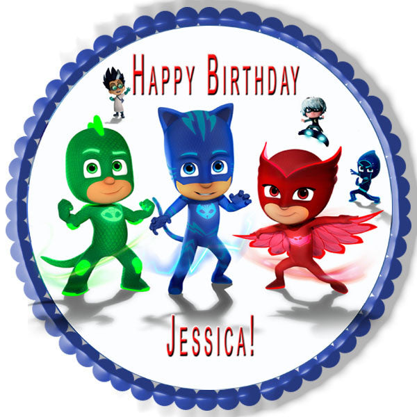 PJ Masks (Nr6) - Edible Cake Topper or Cupcake Toppers – Edible Prints ...