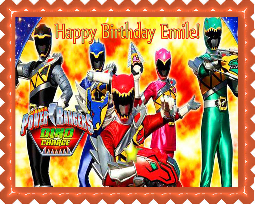 power rangers dino charge birthday decorations