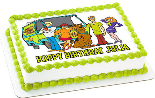 Scooby Doo 7 5 Edible Icing Birthday Cake Topper Maison Figurines De Gateau Huntech Com Br